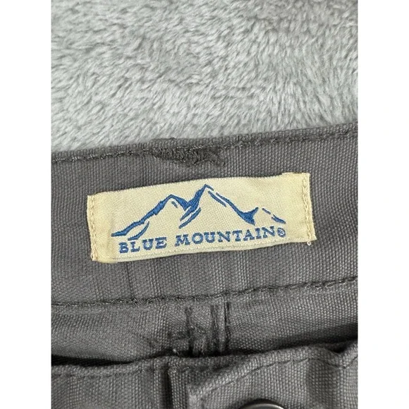 NWT Blue Mountain Pants Mens 38x30 Canvas Relaxed Workwear Dad Gray 5 Pocket - Picture 4 of 16